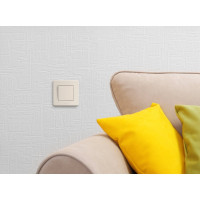 Выключатель Legrand одноклавишный Legrand Inspiria 10А 250В безвинтовые зажимы слоновая кость 673601