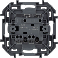 Двухклавишный выключатель Legrand - INSPIRIA - 10 AX - 250 В - белый 673620