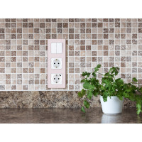 Двухклавишный выключатель Legrand - INSPIRIA - 10 AX - 250 В - белый 673620
