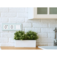 Двухклавишный выключатель Legrand - INSPIRIA - 10 AX - 250 В - белый 673620