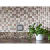 Выключатель Legrand двухклавишный с подсветкой/индикацией Legrand Inspiria 10А 250В безвинтовые зажимы алюминий 673632