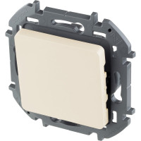 Переключатель Legrand одноклавишный Legrand Inspiria 10А 250В безвинтовые зажимы слоновая кость 673651