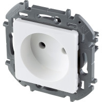 Розетка Legrand без заземления Legrand Inspiria без шторок 16А 250В винтовые зажимы белый 673710