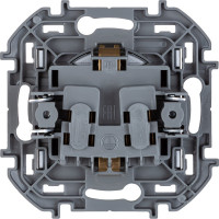 Розетка Legrand с заземлением IP44 Inspiria со шторками с защитной крышкой 16А 250В винтовые зажимы алюминий 673742