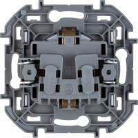 Розетка Legrand с заземлением IP44 Inspiria со шторками с защитной крышкой 16А 250В винтовые зажимы алюминий 673742