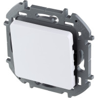 Выключатель Legrand одноклавишный Legrand Inspiria 10А 250В безвинтовые зажимы белый 673600