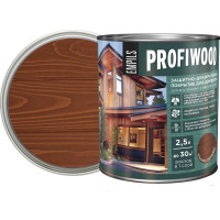 Защитно-декоративное покрытие для древесины PROFIWOOD (красное дерево; 2.5 л; 2.3 кг) 72659
