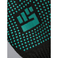 Рабочие перчатки Фабрика перчаток, х/б с ПВХ,  10 класс, 1 пара, черные, р.М 5-10-СТ-ЧЕР-(M)