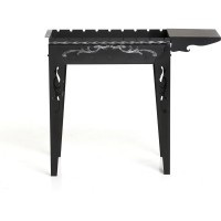 Садовый мангал с боковой полкой GRATAR МС 600