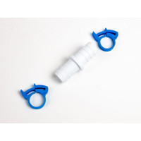 Соединитель для шлангов 1/2x1/2 с 2-мя хомутами ДТРД Clip-Track 4W_1/21/2_02А003.010.0020