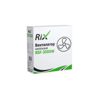Напольный бытовой вентилятор RIX RSF-3000B, цвет черный, 35Вт 42558