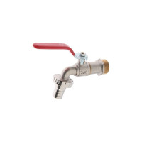 Водоразборный кран Zein Engr со штуцером 3/4", латунь 7373617