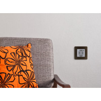 Розетка Legrand с заземлением с USB тип C Legrand Inspiria со шторками 16А 250В 1500мА 5В безвинтовые зажимы алюминий 673772