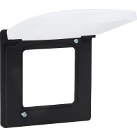 Рамка Legrand с защитной крышкой IP 44 - INSPIRIA - антрацит 673923
