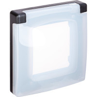Рамка Legrand с защитной крышкой IP 44 - INSPIRIA - антрацит 673923