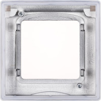 Рамка Legrand с защитной крышкой IP 44 - INSPIRIA - антрацит 673923