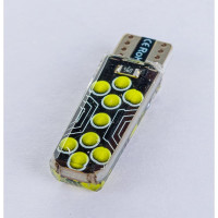 Автолампа SKYWAY диод, T10 (W5W), 12 В, 18 COB диодов, без цоколя, 1-конт., белая S08201516