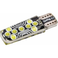 Автолампа SKYWAY диод, T10 (W5W), 12 В, 18 COB диодов, без цоколя, 1-конт., белая S08201516