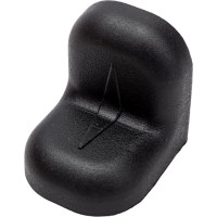 Мебельный уголок с декоративной накладкой Левша 20x20 4 шт. черный У8-5129.Ч