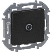 Розетка Legrand TV (телевизионная) Legrand Inspiria оконечная 10дБ 5-862мГц антрацит 673873