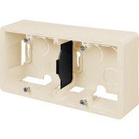 Коробка накладного монтажа Legrand - 2 поста - INSPIRIA - слоновая кость 673991