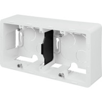 Коробка накладного монтажа Legrand - 2 поста - INSPIRIA - белый 673990
