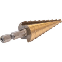 Сверло ступенчатое 4-20 мм, 9 размеров Резолюкс 31402