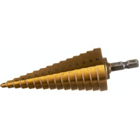 Сверло ступенчатое 4-32 мм, 15 размеров Резолюкс 31403