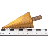 Сверло ступенчатое 4-39 мм, 13 размеров Резолюкс 31404