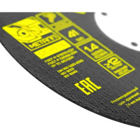 Диск абразивный отрезной прямой по металлу A60SBF 125x1.0x22.23 мм Berger BG BG1538