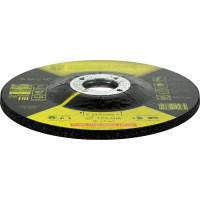 Диск абразивный вогнутый обдирочно-зачистной по металлу A24RBF 125x6.0x22.23 мм Berger BG BG1555