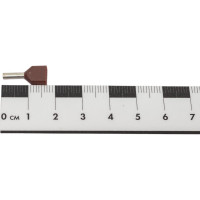 Наконечники для проводов обжимные изолированные штырьевые втулочные (двойные) НШвИ (2) 1,5х8 (упаковка/20 штук) TDM ELECTRIC SQ0568-0046