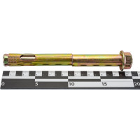 Анкерный болт с гайкой МЕТАЛЛСЕРВИС М20x200 10 шт. 1230415