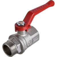 Шаровой кран VALFEX PREMIUM для воды, 3/4" ВР/НР, рычаг VF.215.NR1.034.PREMIUM