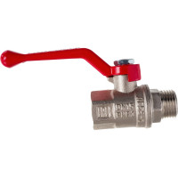 Шаровой кран VALFEX PREMIUM для воды, 1/2" ВР/НР, рычаг VF.215.NR1.012.PREMIUM