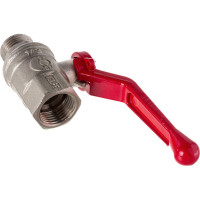 Шаровой кран VALFEX PREMIUM для воды, 1/2" ВР/НР, рычаг VF.215.NR1.012.PREMIUM