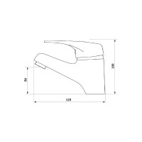 Смеситель для умывальника WISENT W10215