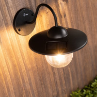 Светильник уличный ERASF22-38 на солнечных батареях настенный Ретро 1 LED, ЭРА Б0053388