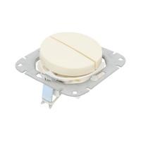 Механизм выключателя Bylectrica 2-клавишный, скрытая установка, серия ПРОВАНС, С510-3302 бежевый