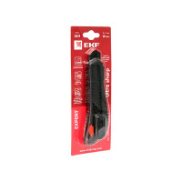 Строительно-монтажный нож EKF 18 мм НСМ-50 Expert ncm-50-exp