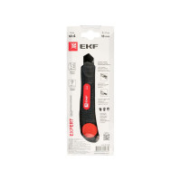 Строительно-монтажный нож EKF 18 мм НСМ-50 Expert ncm-50-exp