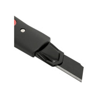 Строительно-монтажный нож EKF 18 мм НСМ-80 Professional SK4 Heavy Duty, до 60 кг ncm-80-pro