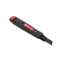 Строительно-монтажный нож EKF 18 мм НСМ-80 Professional SK4 Heavy Duty, до 60 кг ncm-80-pro