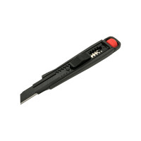 Строительно-монтажный нож EKF 18 мм НСМ-80 Professional SK4 Heavy Duty, до 60 кг ncm-80-pro