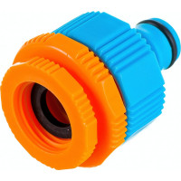 Штуцер пластиковый, внутренняя резьба для шланга 1/2", 3/4", 1" Yard 64-2-007