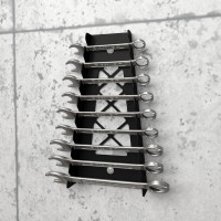 Настенный держатель-органайзер для гаечных ключей EMBODIMENT черный EMB-WOW-W-B