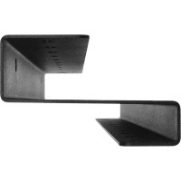 Настенный держатель-органайзер отверток EMBODIMENT двухуровневый, черный EMB-WOSC-DW-B