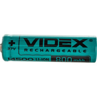 Аккумулятор Videx 14500 800mAh без защиты VID-14500-0.8-NP