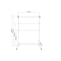 Подставка металлическая для фитоламп и фитосветильников STD-0003-076 GLANZEN КА-00008002