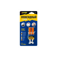 Эпоксидный клей Секунда в шприце, 3 минуты, 3+3 мл, индивидуальный блистер 403-115